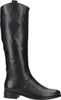 A black leather boot on a white background. Produktbild-Vorschau