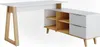 Schreibtisch Vicco Nautica Weiß 138 x 60 cm mit Schubladen Produktbild-Vorschau 1