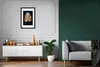 MuchoWow® MuchoWow® Gerahmtes Poster Gold - Schwarz - Blatt Produktbild-Vorschau 6