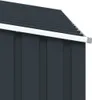 Garten Brennholzlager Anthrazit 245x98x159 cm Verzinkter Produktbild-Vorschau 10