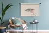 MuchoWow® Wandteppich Wandbehang Delfin - Pflanzen - Produktbild-Vorschau 5