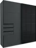 Schwebetürenschrank Saigon mit Schubladen 225x64x208cm Produktbild-Vorschau 7