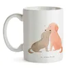 Mr. & Mrs. Panda Tasse Hunde Liebe - Weiß - Geschenk, Herz, Produktbild-Vorschau 3