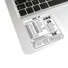 INF Samolepky se zkratkami pro Mac OS Náhled obrázku produktu 1