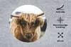 MuchoWow® Mauspad Mousepad Schottischer Highlander - Kuh - Produktbild-Vorschau 2