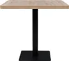 vidaXL Tavolo da bistrot quadrato in MDF e acciaio 80x80x75 Anteprima dell’immagine prodotto 3