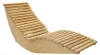 HOME DELUXE Wellenholzliege WOLGA - 60 cm | Holzliege, Produktbild-Vorschau 1