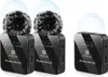 Three wireless microphones, two transmitters and one receiver, are displayed on a white background. Náhled obrázku produktu