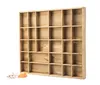 Woodweaver Holzregal | 28 Fächer | 45x40x3,5cm | Hellbraun Produktbild-Vorschau 4