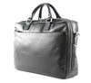 A black leather briefcase is shown against a white background. Produktbild-Vorschau
