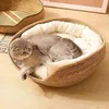 Geflochtenes Katzenbett | Geflochtener Katzenkorb Mit Produktbild-Vorschau 3