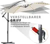 Jopassy 3.5m Sonnenschirm UV40+ Camping Pendelschirm Produktbild-Vorschau 4