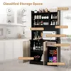 KOMFOTTEU Hochschrank Buffetschrank 180cm, Küchenschrank Produktbild-Vorschau 3