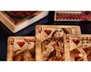 Close-up of vintage playing cards, showing the Queen of Hearts and other cards. Produktbild-Vorschau