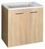 ZUNO 50 Keramik-Waschtisch 50x25cm, weiss Produktbild-Vorschau 3