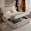 INONEFT Boxspringbett Polsterbett 180x200cm mit Produktbild-Vorschau 7