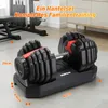 Kehot verstellbare Kurzhantel 24 kg, 15 Gewichtsstufen mit Produktbild-Vorschau 11