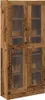 vidaXL Highboard old wood look 82,5x30,5x185 cm materiál na Náhled obrázku produktu 1