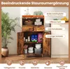 COSTWAY Szafka wielofunkcyjna z podwójnymi drzwiczkami, 2 Podgląd zdjęcia produktu 5