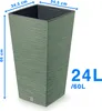Fioriera FURU Quadrato Balconiera Fioriera Verde 60 L Anteprima dell’immagine prodotto 14