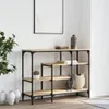 A console table with shelves in a room setting. Produktbild-Vorschau