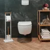 Zestaw toaletowy Relaxdays, bambus, stal nierdzewna, Podgląd zdjęcia produktu 5