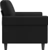 vidaXL 2-Sitzer-Sofa Schwarz 140 cm Kunstleder Produktbild-Vorschau 4