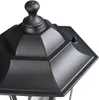 Close-up view of the top of a black outdoor lantern. Anteprima dell’immagine prodotto