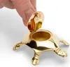 Aschenbecher maritim Schildkröte Messing massiv 8x7x3cm Produktbild-Vorschau 2