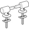 Geberit Set Scharniere für WC-Sitz, Befestigung von oben, Produktbild-Vorschau 2