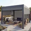 Pergola HWC-L46 z boczną ścianką, pawilonem z lameli Rollo, Podgląd zdjęcia produktu 1