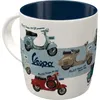 Nostalgic-Art - Šálek kávy - Vespa - Vespa Model Chart Náhled obrázku produktu 1