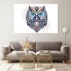 Bilder auf glas - Owl aztekische Tierwelt Grafik - 120x80cm Produktbild-Vorschau 7