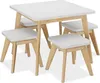 Relaxdays Kindersitzgruppe, 5-tlg., Kindertisch mit 4 Produktbild-Vorschau 1