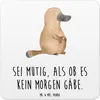 Mr. & Mrs. Panda Untersetzer für Gläser Schnabeltier Mut Produktbild-Vorschau 1