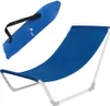 Lettino da spiaggia, pieghevole, blu Anteprima dell’immagine prodotto 2