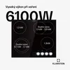 KlarsteinEasyCook, sklokeramická varná deska, 6100 W, Náhled obrázku produktu 3