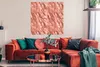 MuchoWow® Poster Rosa - Marmor - Textur - Luxus 100x100 cm Produktbild-Vorschau 2