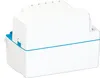 A white condensate pump with blue accents, shown from a diagonal angle against a white background. Anteprima dell’immagine prodotto