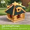 Vogelfutterhaus Vogelhaus mit Futtersilo aus Fichtenholz, Produktbild-Vorschau 5
