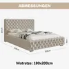MOTIVENA Dianna Chesterfield Polsterbett 180x200 mit Produktbild-Vorschau 7