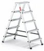 Baulich | Aluminium Haushaltsleiter - 2 x 5 Stufen - Max. Produktbild-Vorschau 1