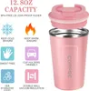 Coffee Mug to Go, 380 ml Thermal Mug, Double Wall Produktbild-Vorschau 3