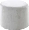 Sitzhocker - Hellgrau - Ø 45 cm - Webstoff - rund Produktbild-Vorschau 1