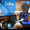 A car interior showing a child car seat and seat protectors. Náhľad obrázku produktu