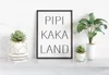 Poster Badezimmer PIPI KAKA LAND DIN A4 Produktbild-Vorschau 2