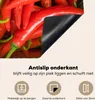 KitchenYeah© Herdabdeckplatte Ein Haufen roter Chilischoten Produktbild-Vorschau 4