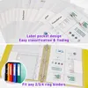 12 Pack Dokumententasche, A4 Transparent Dokumentenmappe, Produktbild-Vorschau 5