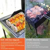 A split image showing two different grilling setups. The left side displays two rolling grill baskets on a grill, while the right side shows a grill with food cooking on it. Náhled obrázku produktu