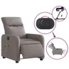 Massagesessel Elektrisch Taupe Stoff Produktbild-Vorschau 5